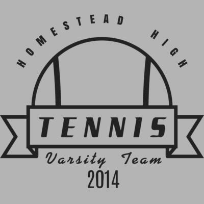 Tennis Template DNT001 BW Miniaturansicht