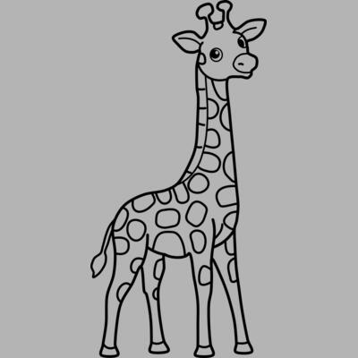 Giraffe   Clipart 3 Miniaturansicht