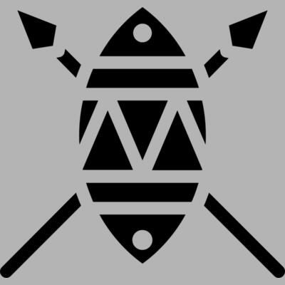 Maasai Shield & Spear Miniaturansicht