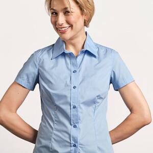 Frauen kurzarm Hemd  E6305 Miniaturansicht