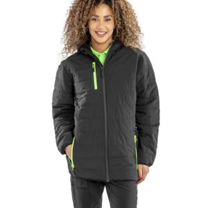 Recycled Black Compass Padded Winter Jacke RT240 Miniaturansicht