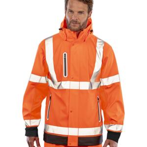 Heavy Duty Prism PU Safe & Dry Jacke mit reflektierenden Sicherheitsbändern RT507 Miniaturansicht