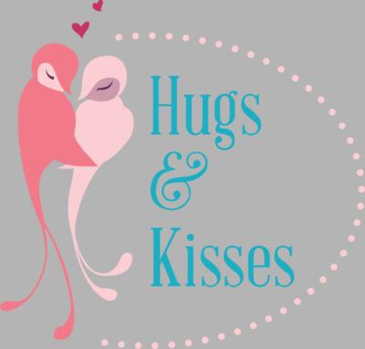 Valentinstag hugs and kisses