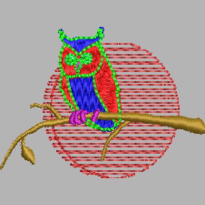 Eule 60 x 45 mm Miniaturansicht