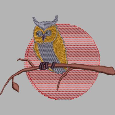 Eule 110 x 80 mm Miniaturansicht