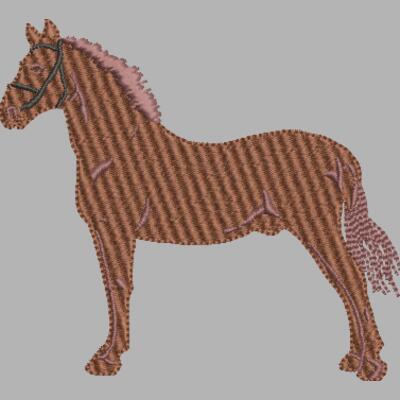 Pferd 100 x 90 mm Miniaturansicht