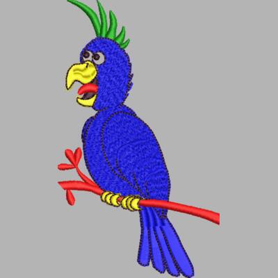 Papagei 90 x 150 mm Miniaturansicht