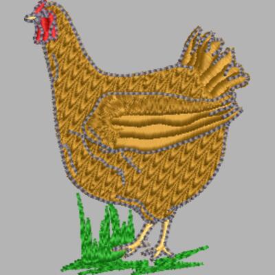 Huhn 60 x 73 mm Thumbnail