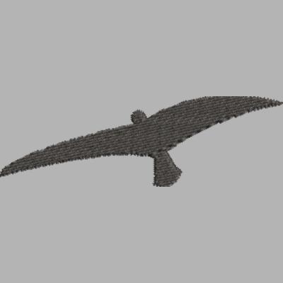 Vogel Schwarz 80 x 25 Thumbnail