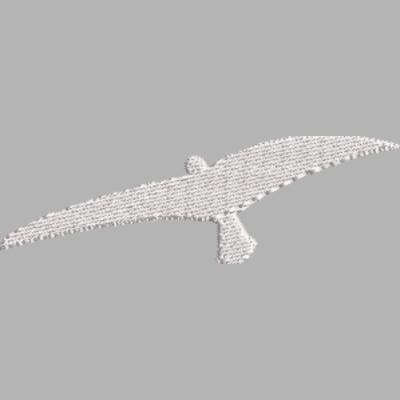 Vogel Weiß 80 x 25 Thumbnail