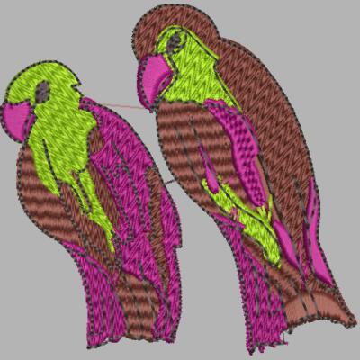 Vögel 110 x 100 mm Thumbnail