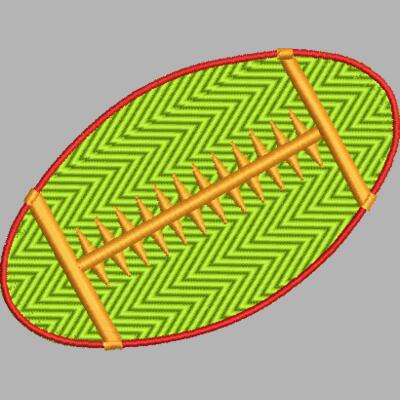 Rugby Ball 110 x 83  mm Miniaturansicht