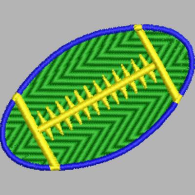 Rugby Ball 62 57 mm Miniaturansicht