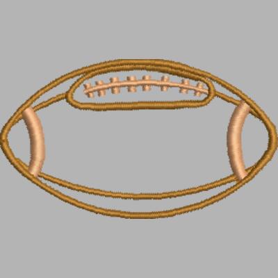 Rugby Ball 76 x 44 mm Miniaturansicht