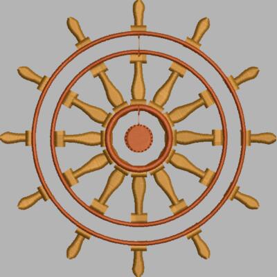 Steuerrad 150 x 150 mm Miniaturansicht