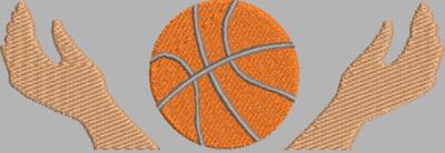 Basketball 150 x 50 mm
