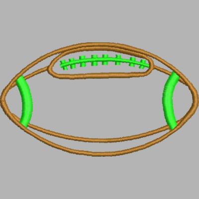 Rugby Ball 100 x 57 mm Miniaturansicht