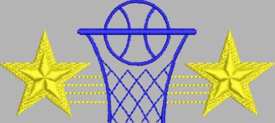 Basketball 120 x 50 mm
