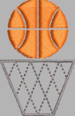 Basketball 35 x 55 mm