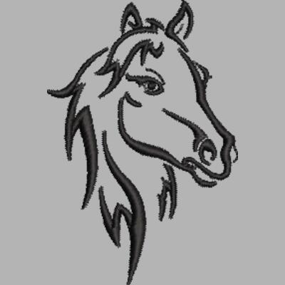 Pferd 12 Schwarz Miniaturansicht