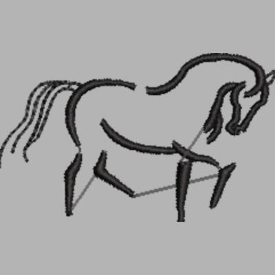 Pferd 1 Schwarz Miniaturansicht