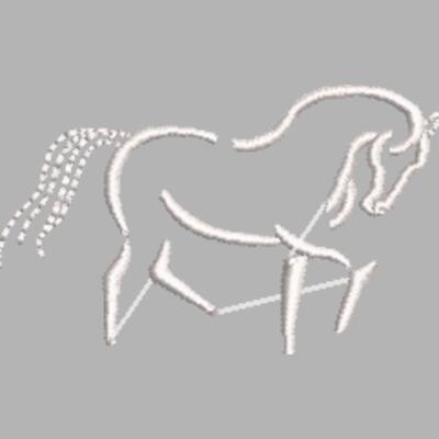 Pferd 1 Weiß Miniaturansicht