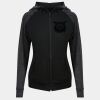 Damen cool contrast zoodie JC058 Miniaturansicht