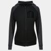 Damen cool contrast zoodie JC058 Miniaturansicht