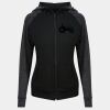 Damen cool contrast zoodie JC058 Miniaturansicht