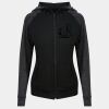 Damen cool contrast zoodie JC058 Miniaturansicht