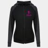 Damen cool contrast zoodie JC058 Miniaturansicht