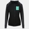 Damen cool contrast zoodie JC058 Miniaturansicht