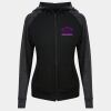 Damen cool contrast zoodie JC058 Miniaturansicht