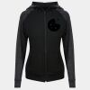 Damen cool contrast zoodie JC058 Miniaturansicht