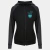 Damen cool contrast zoodie JC058 Miniaturansicht