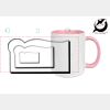 Keramiktasse TWO TONES & HANDLE 11oz, DURAGLAZE  TTH Miniaturansicht