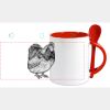 Keramiktasse mit Löffel 11oz, DURAGLAZE Miniaturansicht