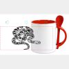 Keramiktasse mit Löffel 11oz, DURAGLAZE Miniaturansicht