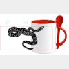 Keramiktasse mit Löffel 11oz, DURAGLAZE Miniaturansicht
