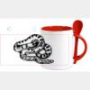 Keramiktasse mit Löffel 11oz, DURAGLAZE Miniaturansicht