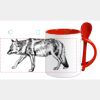 Keramiktasse mit Löffel 11oz, DURAGLAZE Miniaturansicht