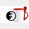 Keramiktasse mit Löffel 11oz, DURAGLAZE Miniaturansicht