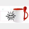Keramiktasse mit Löffel 11oz, DURAGLAZE Miniaturansicht