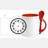 Keramiktasse mit Löffel 11oz, DURAGLAZE Miniaturansicht
