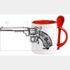 Keramiktasse mit Löffel 11oz, DURAGLAZE Miniaturansicht