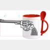Keramiktasse mit Löffel 11oz, DURAGLAZE Miniaturansicht