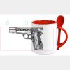Keramiktasse mit Löffel 11oz, DURAGLAZE Miniaturansicht
