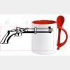 Keramiktasse mit Löffel 11oz, DURAGLAZE Miniaturansicht
