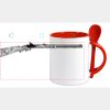 Keramiktasse mit Löffel 11oz, DURAGLAZE Miniaturansicht