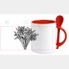 Keramiktasse mit Löffel 11oz, DURAGLAZE Miniaturansicht